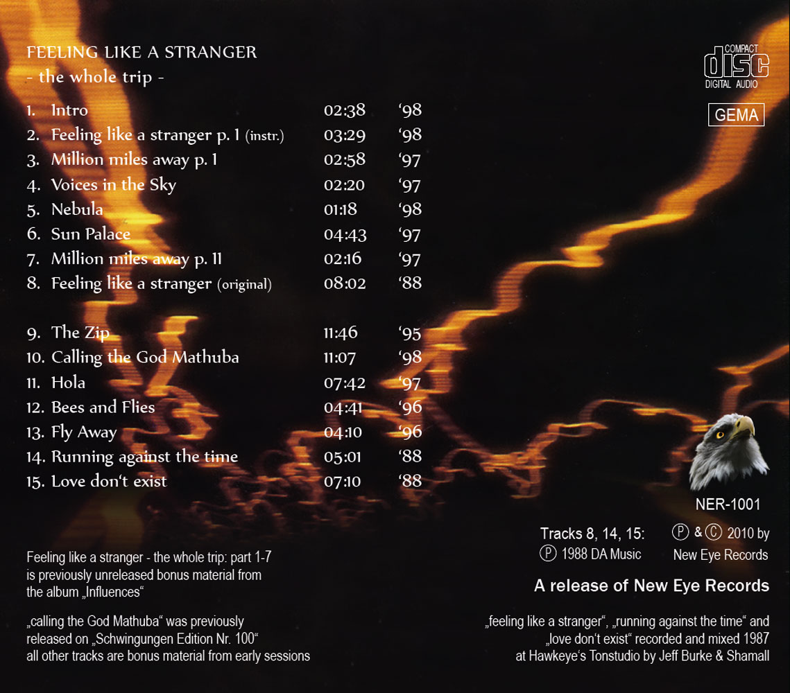 Shamall - Feeling like a stranger - the whole trip (Reissue 1988) – Bild 3