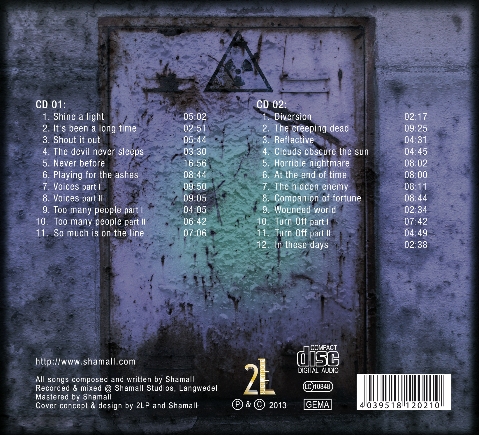 Shamall - Turn Off (2 CD, digipak) – Bild 7