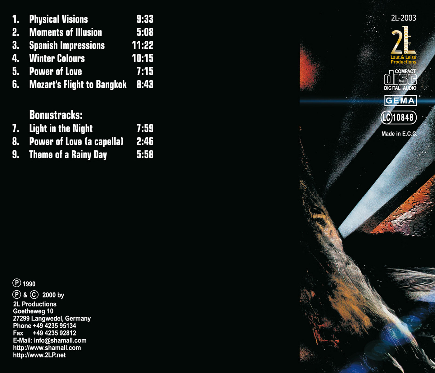 Shamall - Moments of Illusion (CD) – Bild 3